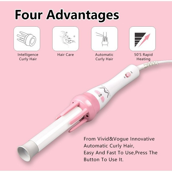 Profesionalus automatinis plaukų suktukas su keramine danga