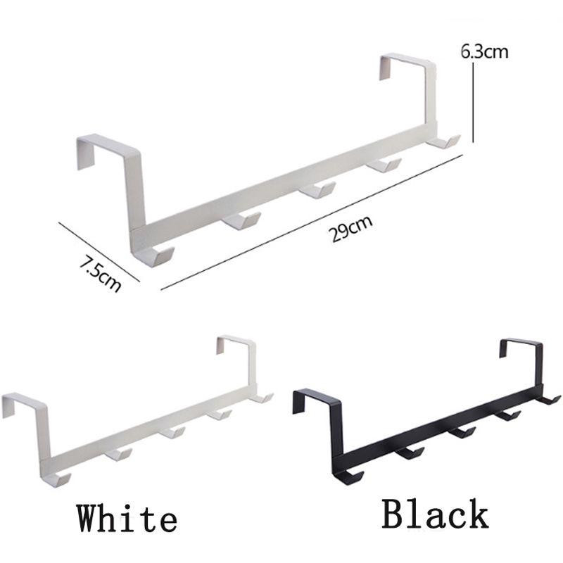 Daugiafunkcinė kabykla miegamajam, vonios kambariui, drabužinei, prieškambariui, skirta mažesnėms nei 4,5 cm storio durims