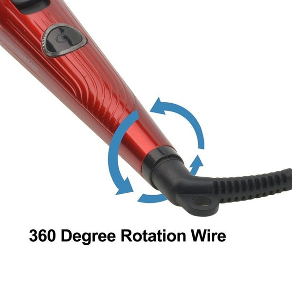 Спираловидна маша за коса с въртящ се кабел и алуминиево покритие