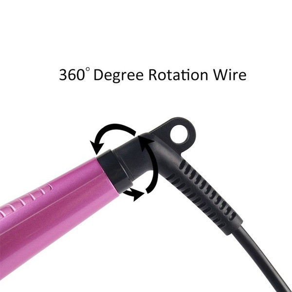 Спираловидна маша за коса с въртящ се кабел и алуминиево покритие