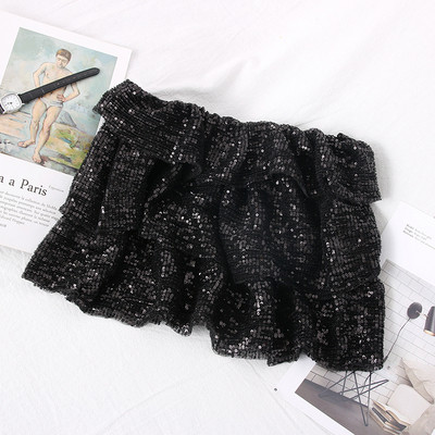 Modern női elasztikus mellszobor flitterekkel