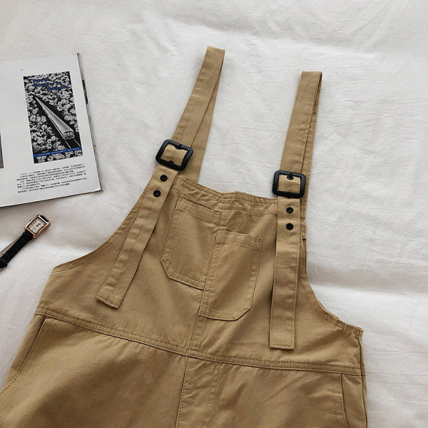 Γυναικεία casual ολόσωμη φόρμα φαρδύ μοντέλο με τιράντακια