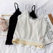 Bársony béléssel ellátott, kordbársony dzsörzéből készült női felső