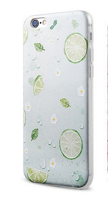 Θήκη για κινητό τηλέφωνο iPhone 6plus iPhone 6 iPhone 5 / 5s - καρπούζι ή πράσινο λεμόνι