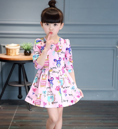 Детски рокли в различни свежи десени